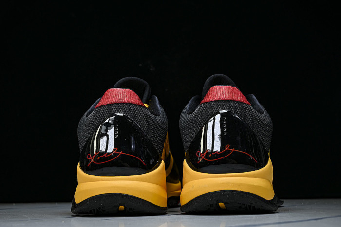 CD4991-700 KOBE 5 PROTRO BRUCE LEE CASUAL RUNNING SHOES ORANGE/BLACK