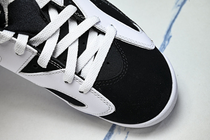 CT8529-108 AIR JORDAN AJ 6 MEN'S BASKETBALL SHOES FOR CELEBRITIES WHITE/BLACK