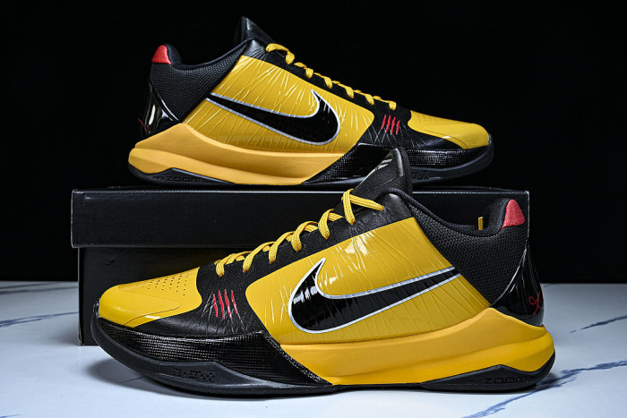 CD4991-700 KOBE 5 PROTRO BRUCE LEE CASUAL RUNNING SHOES ORANGE/BLACK