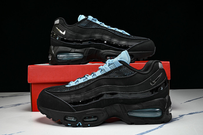 IM4691-001 AIR MAX 95 BLACK/CHROME/GAMMA BLUE/METALLIC SILVER