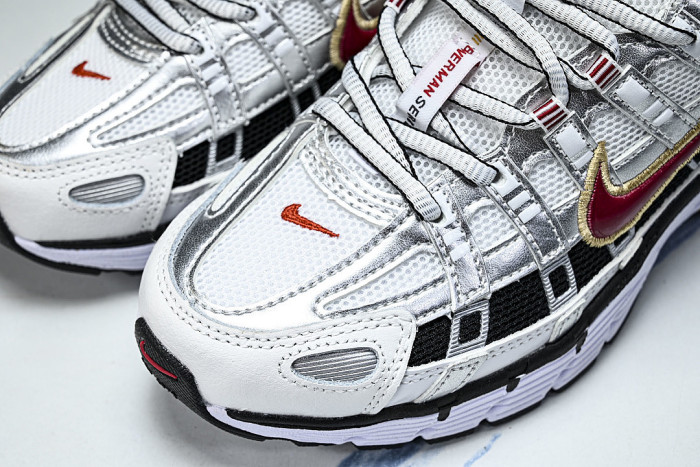 CD6404-102 P-6000 WHITE/METALLIC PLATINUM/VARSITY RED