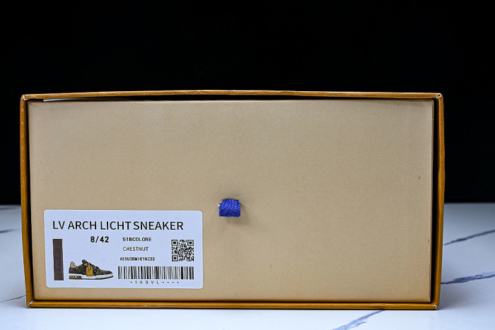TRAINER LEATHER SPORTS SHOES BLACK/BROWN/WHITE