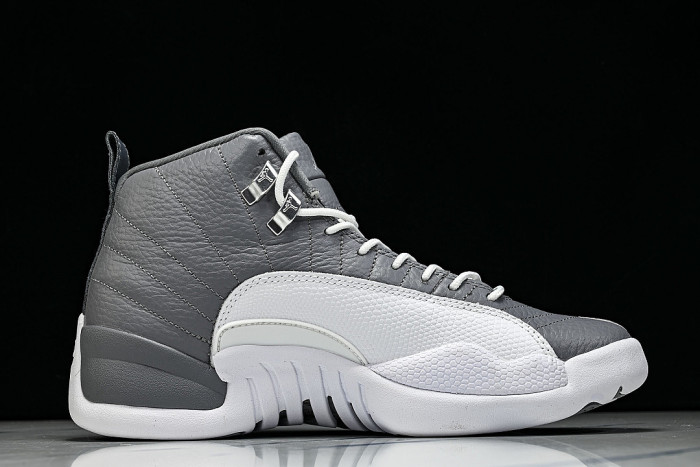 CT8013-015 JORDAN 12 RETRO STEALTH/WHITE/COOL GREY