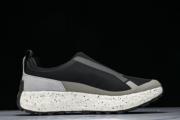WEAR-RESISTANT CASUAL RUNNING SHOES BLACK/GREY/WHITE