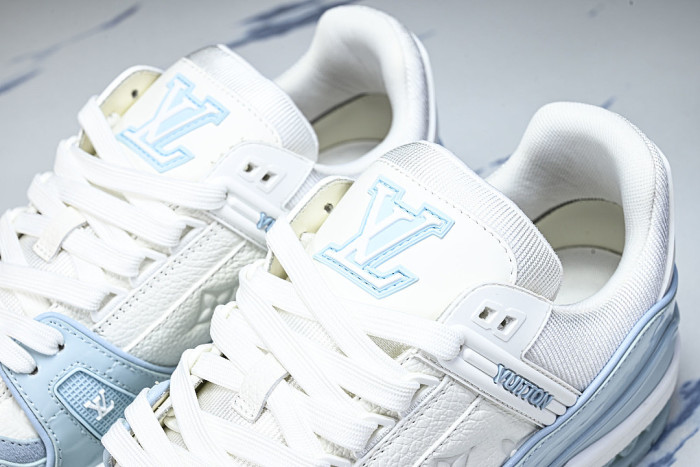 TRAINER SPORTY CASUAL SHOES WHITE/BLUE