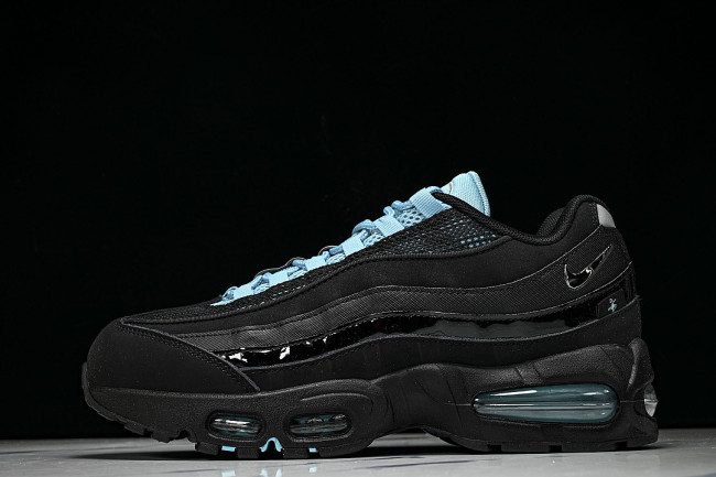 IM4691-001 AIR MAX 95 BLACK/CHROME/GAMMA BLUE/METALLIC SILVER