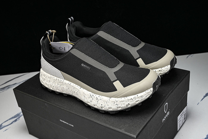 WEAR-RESISTANT CASUAL RUNNING SHOES BLACK/GREY/WHITE