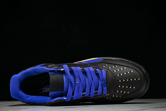 IB6834-001 AIR FORCE 1 LOW RETRO BLACK/RACER BLUE