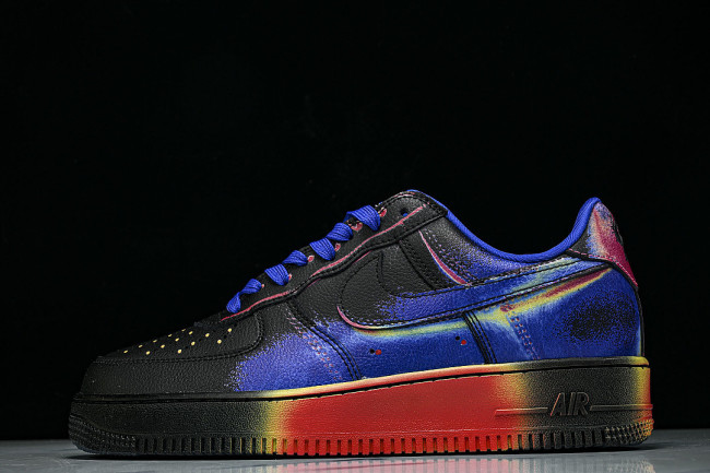 IB6834-001 AIR FORCE 1 LOW RETRO BLACK/RACER BLUE