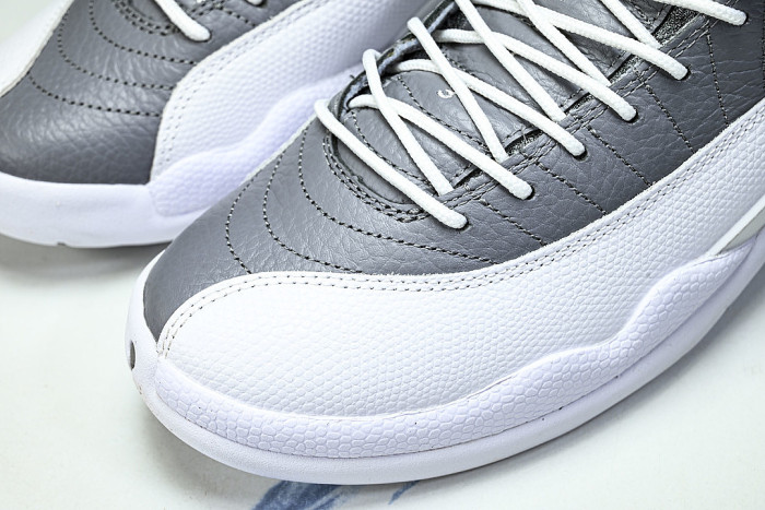 CT8013-015 JORDAN 12 RETRO STEALTH/WHITE/COOL GREY