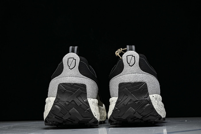 WEAR-RESISTANT CASUAL RUNNING SHOES BLACK/GREY/WHITE