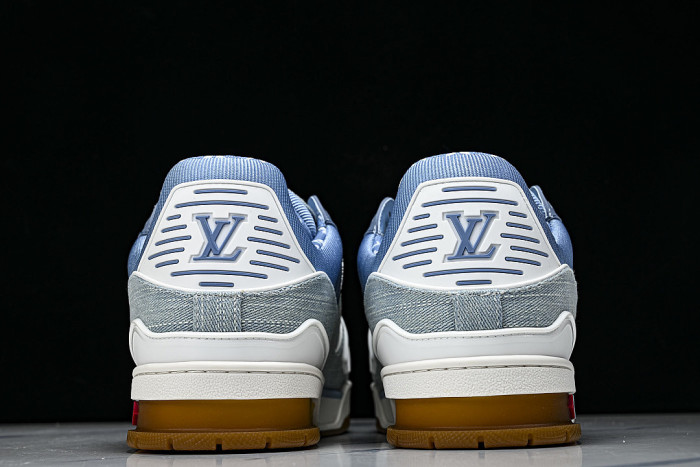 TRAINER SPORT AND CASUAL SNEAKERS BLUE/WHITE/BLUE