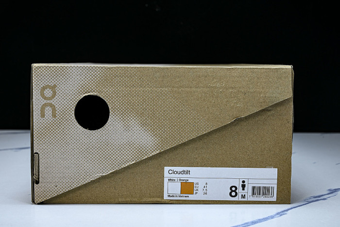 ON RUNNING CLOUDTILT LOW-TOP LIGHTWEIGHT CASUAL SHOES WHITE/ORANGE