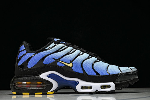 DX0755-001 AIR MAX PLUS OG BLACK/CHAMOIS/SKY BLUE/HYPER BLUE