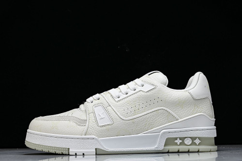 TRAINER LEATHER SPORTS SHOES BEIGE/BEIGE/BEIGE