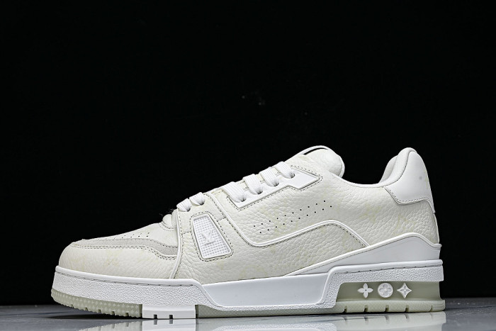 TRAINER LEATHER SPORTS SHOES BEIGE/BEIGE/BEIGE