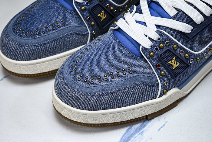 TRAINER SPORT AND CASUAL SNEAKERS BLUE/BLUE/BLUE