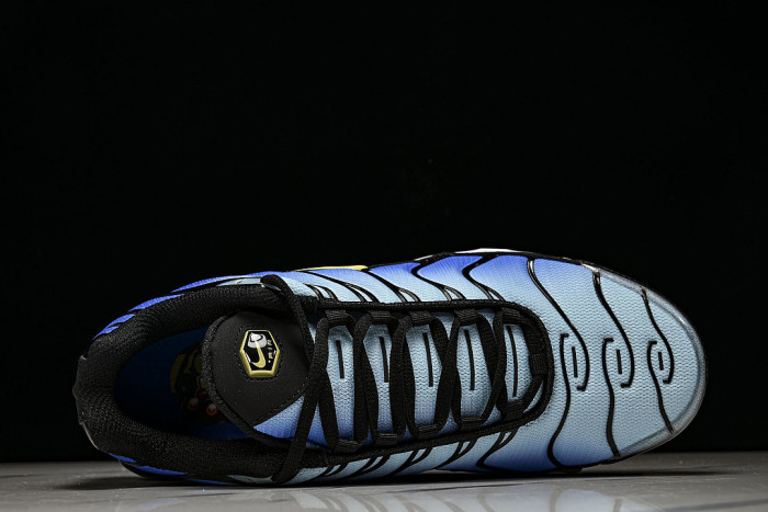 DX0755-001 AIR MAX PLUS OG BLACK/CHAMOIS/SKY BLUE/HYPER BLUE
