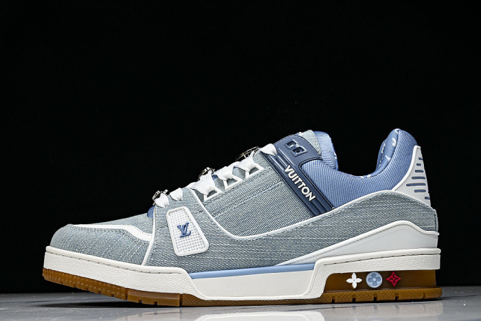 TRAINER SPORT AND CASUAL SNEAKERS BLUE/WHITE/BLUE