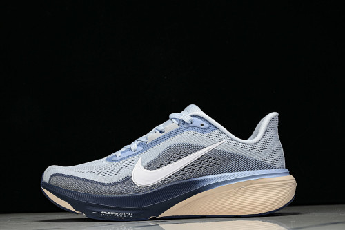 AIR ZOOM PEGASUS 42 WEAR-RESISTANT RUNNING SHOES BLUE/NAVY/WHITE