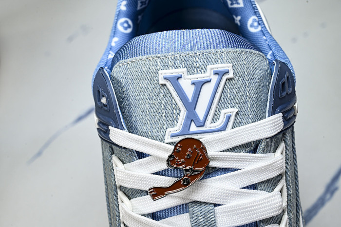 TRAINER SPORT AND CASUAL SNEAKERS BLUE/WHITE/BLUE