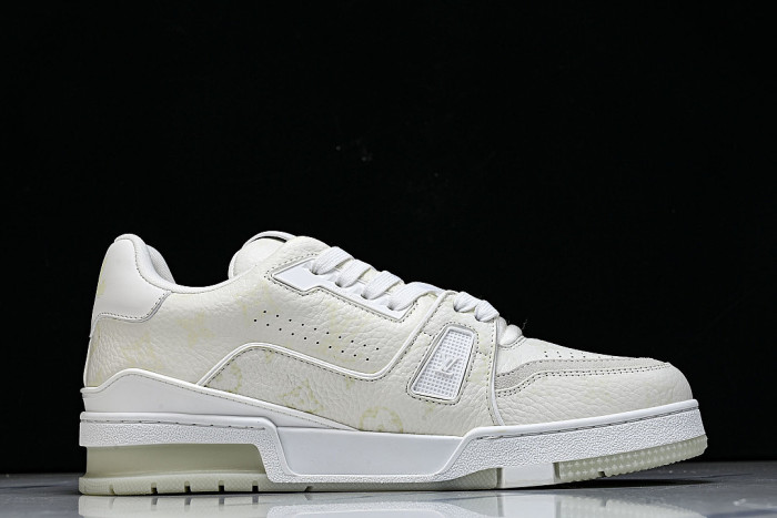 TRAINER LEATHER SPORTS SHOES BEIGE/BEIGE/BEIGE