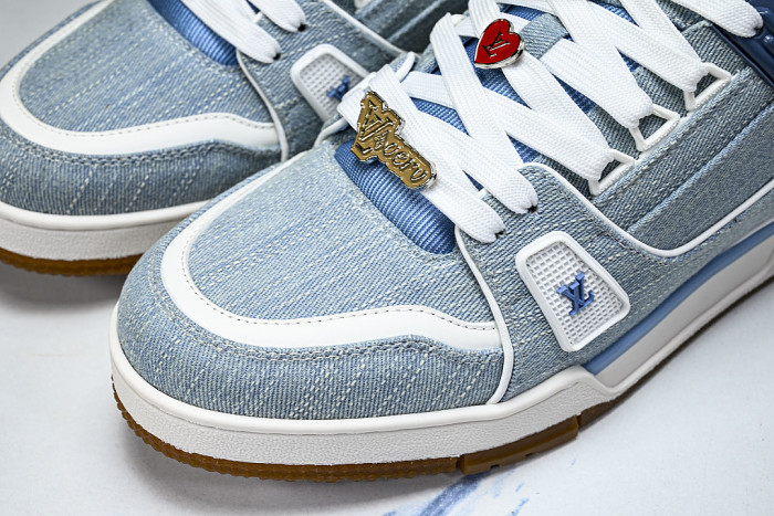 TRAINER SPORT AND CASUAL SNEAKERS BLUE/WHITE/BLUE