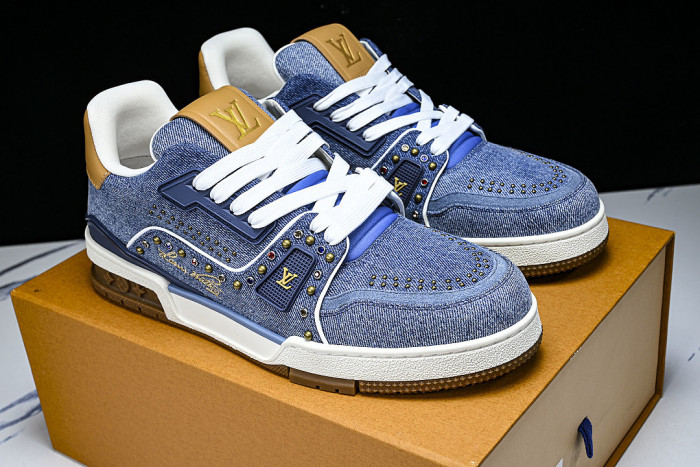 TRAINER SPORT AND CASUAL SNEAKERS BLUE/BLUE/BLUE
