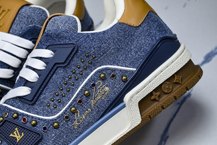 TRAINER SPORT AND CASUAL SNEAKERS BLUE/BLUE/BLUE