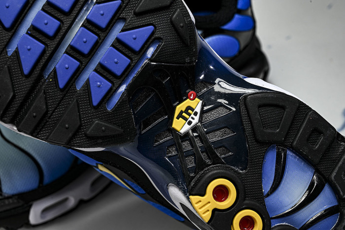 DX0755-001 AIR MAX PLUS OG BLACK/CHAMOIS/SKY BLUE/HYPER BLUE