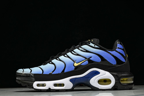 DX0755-001 AIR MAX PLUS OG BLACK/CHAMOIS/SKY BLUE/HYPER BLUE