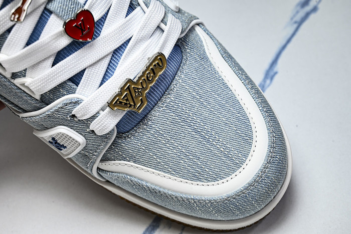 TRAINER SPORT AND CASUAL SNEAKERS BLUE/WHITE/BLUE