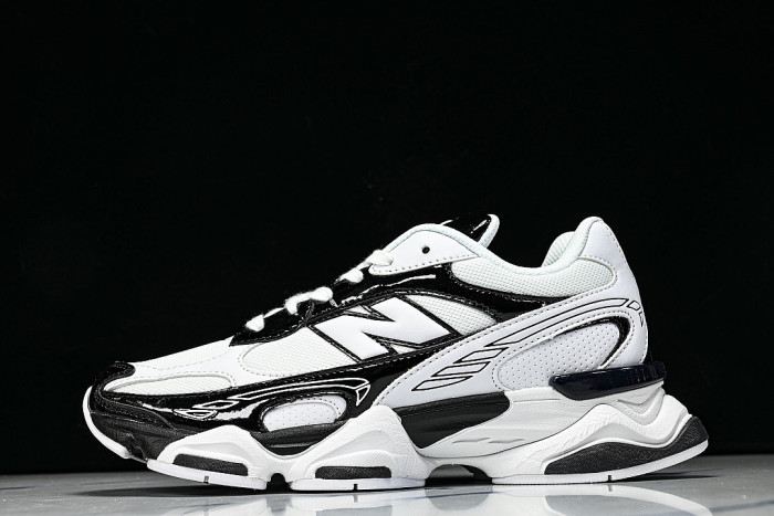 U906076M NEW BALANCE 9060 CO-BRANDED RETRO CASUAL SPORTS RUNNING SHOES WHITE/BLACK