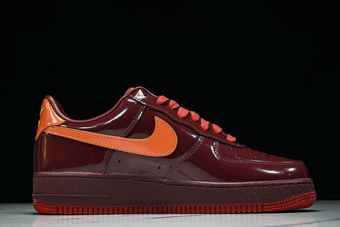 IO4489-601 AIR FORCE 1 LOW DARK TEAM RED/UNIVERSITY GOLD/SAFETY ORANGE/CHALLENGE RED