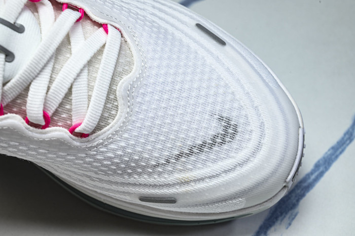 IB1873-110 AIR ZOOM PEGASUS 42 BREATHABLE AND LIGHTWEIGHT RUNNING SHOES GREY/WHITE