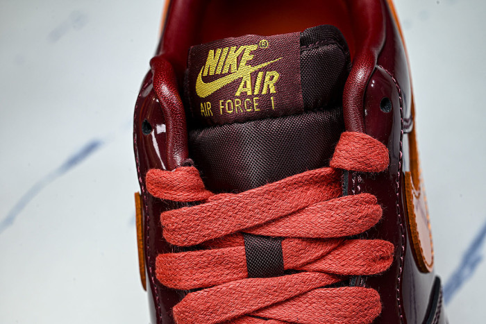 IO4489-601 AIR FORCE 1 LOW DARK TEAM RED/UNIVERSITY GOLD/SAFETY ORANGE/CHALLENGE RED