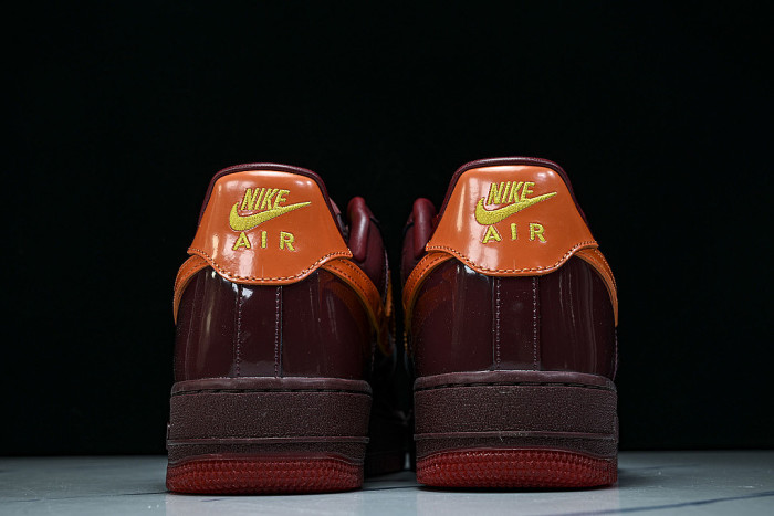 IO4489-601 AIR FORCE 1 LOW DARK TEAM RED/UNIVERSITY GOLD/SAFETY ORANGE/CHALLENGE RED
