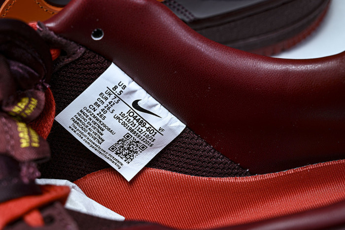 IO4489-601 AIR FORCE 1 LOW DARK TEAM RED/UNIVERSITY GOLD/SAFETY ORANGE/CHALLENGE RED