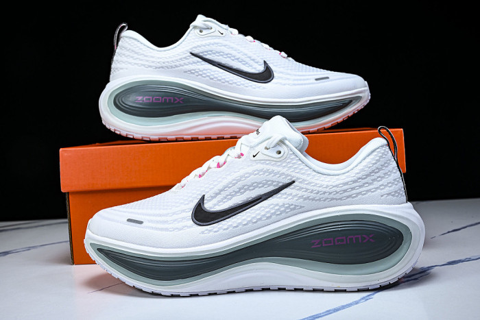 IB1873-110 AIR ZOOM PEGASUS 42 BREATHABLE AND LIGHTWEIGHT RUNNING SHOES GREY/WHITE
