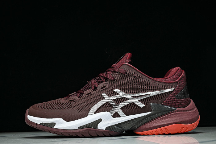 1041A370-600 COURT FF 3 MEN'S STABLE ANTI SLIP PROFESSIONAL SNEAKERS WINE RED/CLARET RED