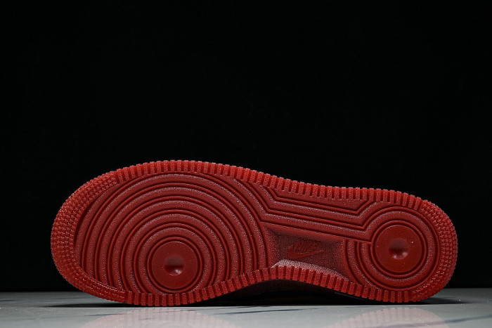 IO4489-601 AIR FORCE 1 LOW DARK TEAM RED/UNIVERSITY GOLD/SAFETY ORANGE/CHALLENGE RED