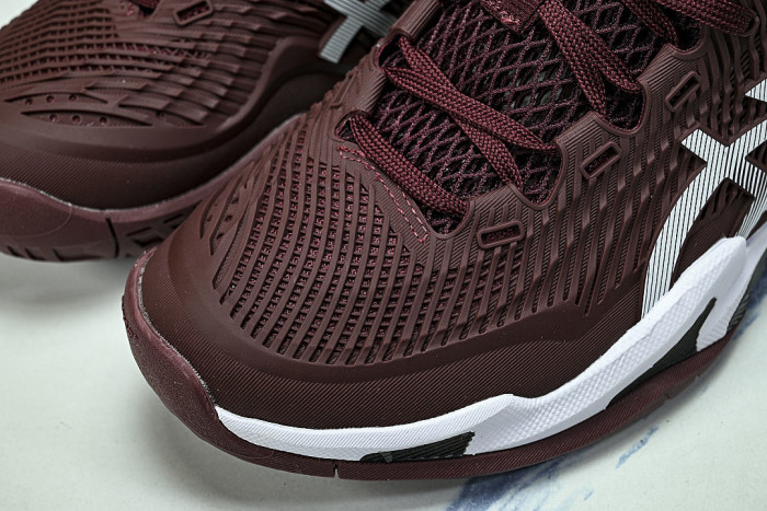 1041A370-600 COURT FF 3 MEN'S STABLE ANTI SLIP PROFESSIONAL SNEAKERS WINE RED/CLARET RED