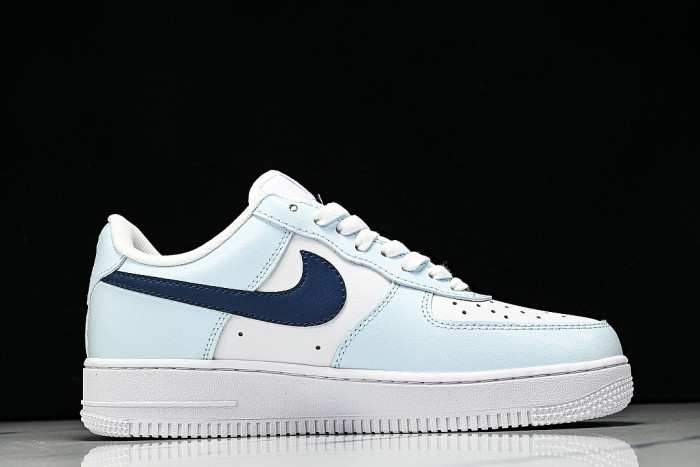 HV2511-100 AIR FORCE 1 07 LOW CASUAL SNEAKERS SKY BLUE/NAVY BLUE/WHITE