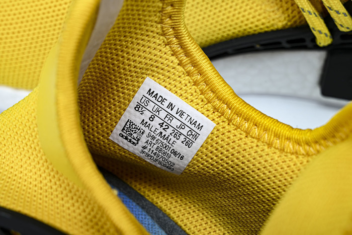 BB0619 NMD HU EQT YELLOW/EQT YELLOW/FTWR WHITE