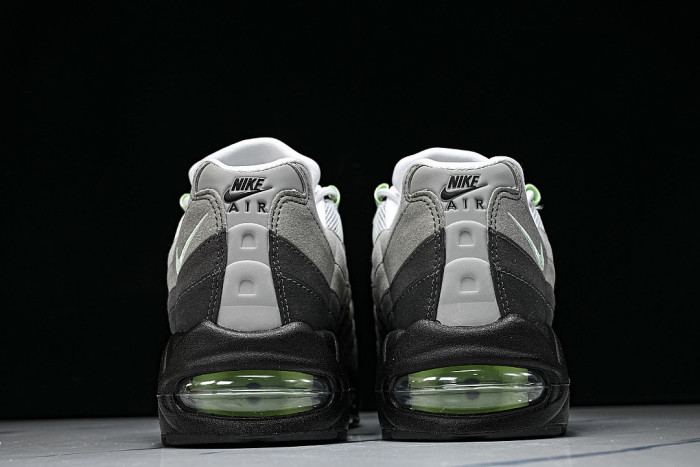 HJ5996-005 AIR MAX 95 ANTI SLIP AND WEAR RESISTANT AIR CUSHIONED RUNNING SHOES BLACK/GREY/GREEN