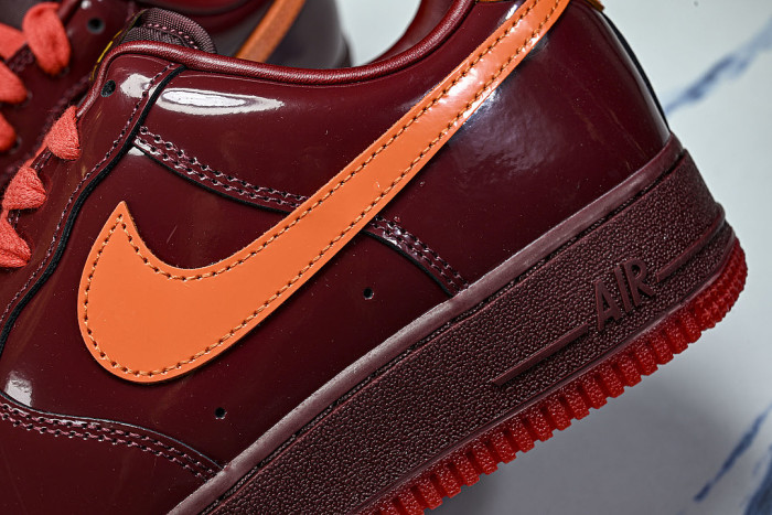 IO4489-601 AIR FORCE 1 LOW DARK TEAM RED/UNIVERSITY GOLD/SAFETY ORANGE/CHALLENGE RED