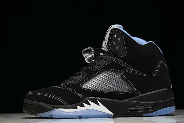 DD0587-008 AIR JORDAN 5 RETRO AJ5 COMFORTABLE AND BREATHABLE RUNNING SHOES BLACK/INKINESS