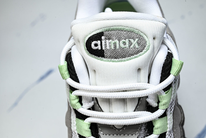 HJ5996-005 AIR MAX 95 ANTI SLIP AND WEAR RESISTANT AIR CUSHIONED RUNNING SHOES BLACK/GREY/GREEN
