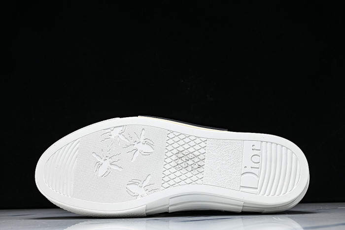 NEW STYLE MEN'S AND WOMEN'S SHOES OBLIQUE PRINTING B23 HIGH TOP SPORTS SHOES BLACK/INKINESS