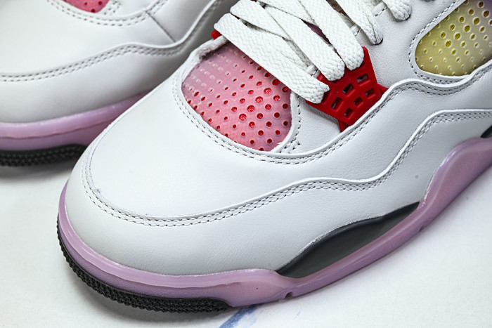 JA1135-100 AIR JORDAN 4 AJ4 MEN'S BASKETBALL SHOES LIGHT PINK/WHITE/PINK